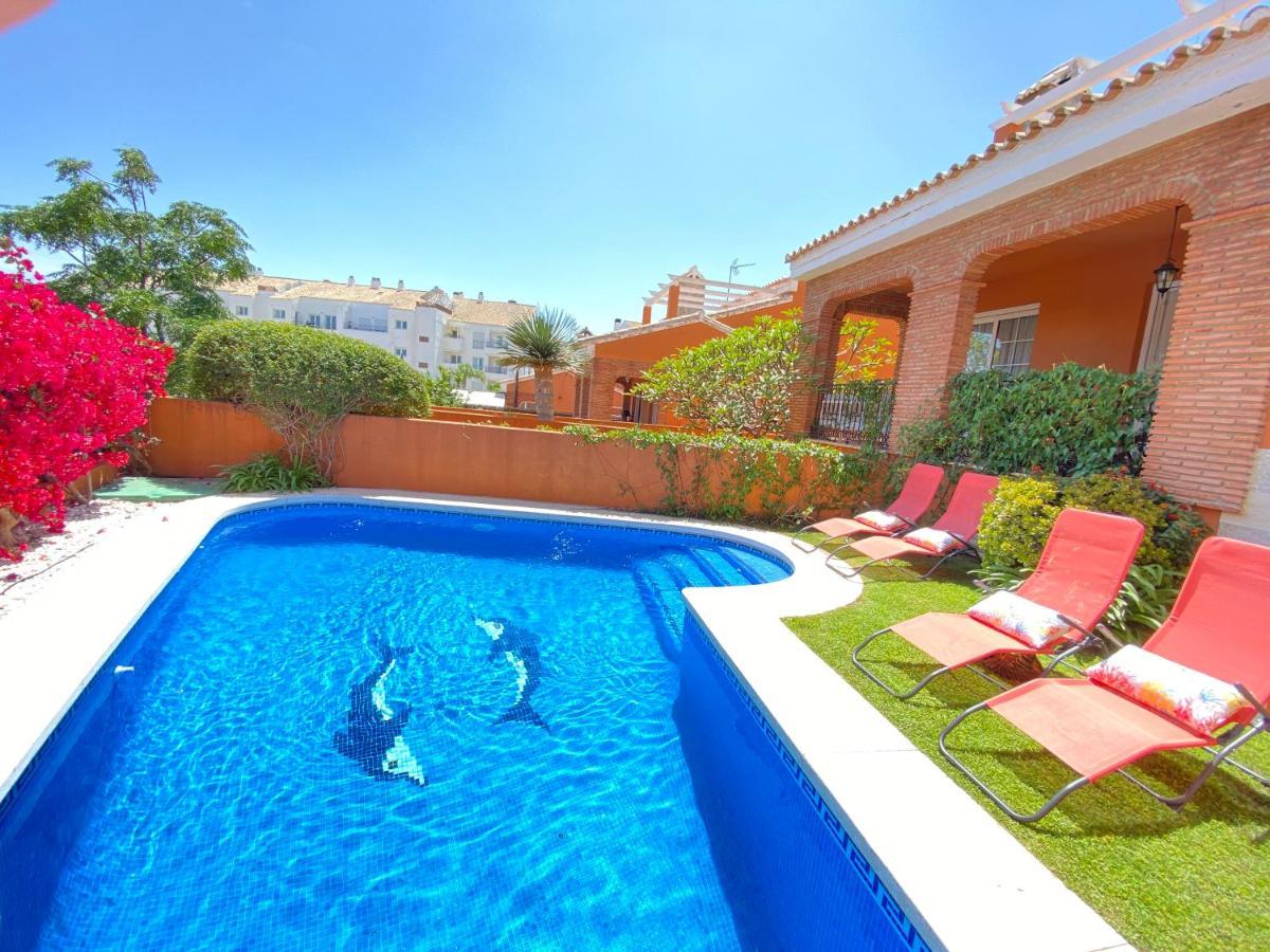 Villa With Heated Private Pool, Sea View& Turkish Sauna Benalmadena Exterior photo