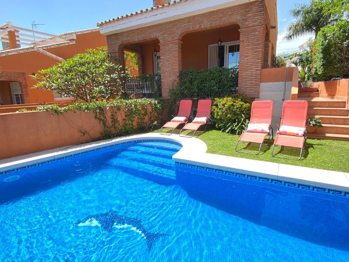 Villa With Heated Private Pool, Sea View& Turkish Sauna Benalmadena Exterior photo